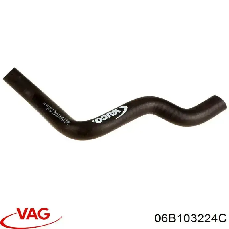 Купити 06B103224B VAG Шланг для видалення повітря