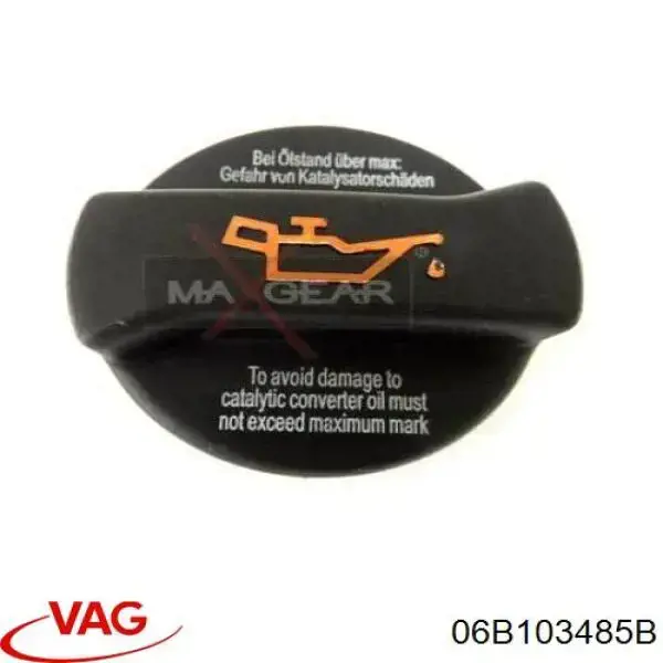 Купити 06B103485B VAG Кришка маслозаливной горловини
