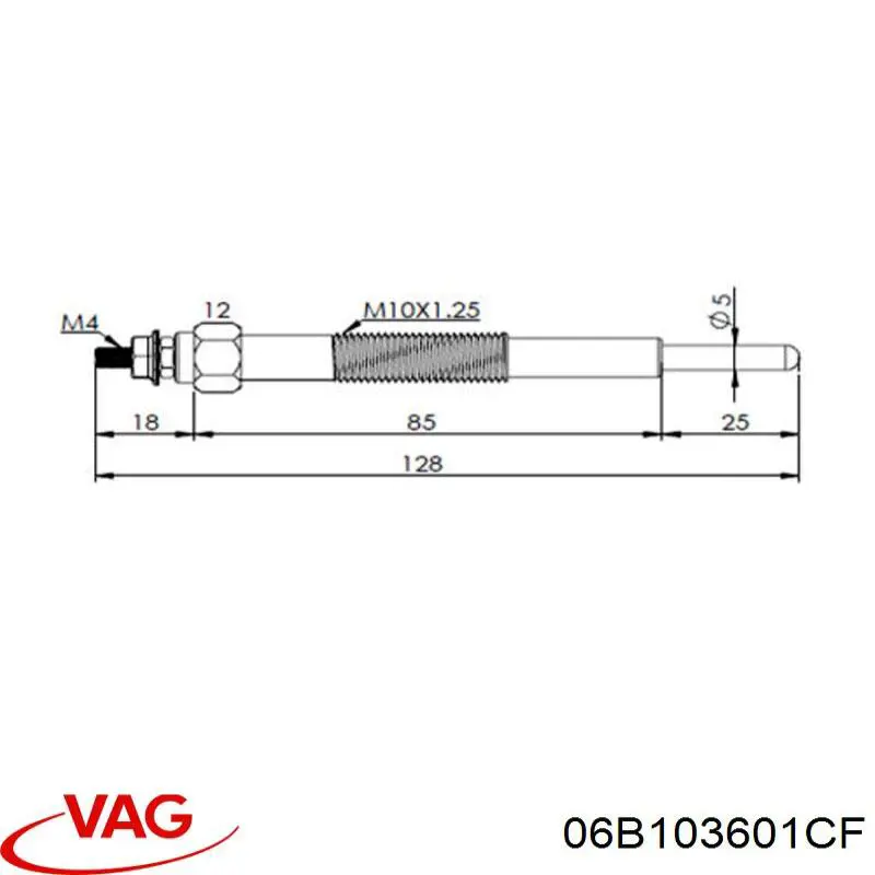 06B103601CF VAG Картер масляний