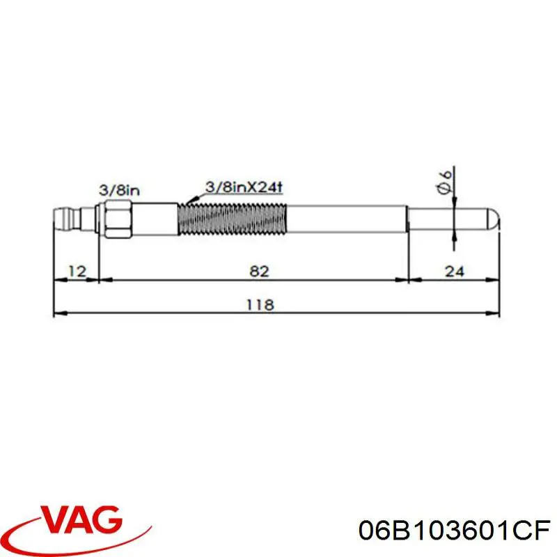 Купити 06B103601CF VAG Захист двигуна