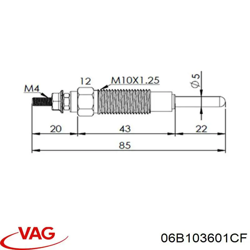 Піддон масляний картера двигуна 06B103601CF VAG