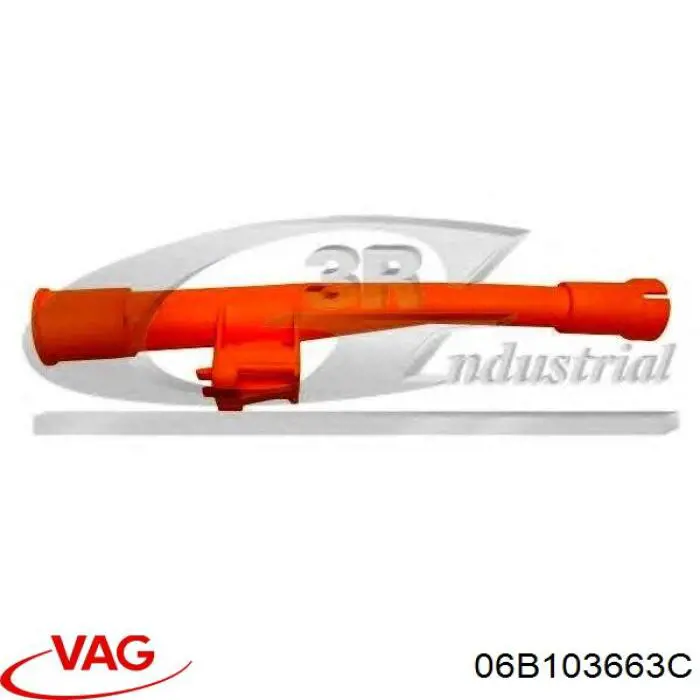 Купити 06B103663C VAG Направляюча щупа-індикатора рівня масла в двигуні