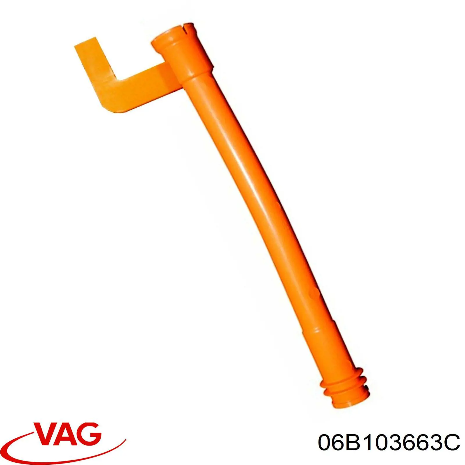 Направляюча щупа-індикатора рівня масла в двигуні VAG 06B103663C