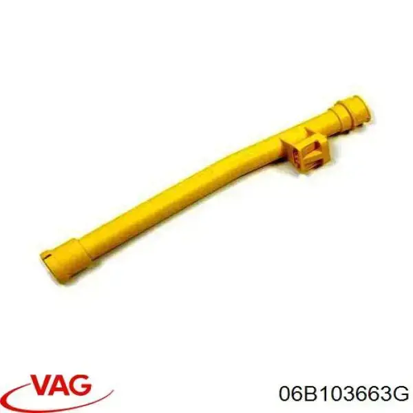 Направляюча щупа-індикатора рівня масла в двигуні 06B103663G VAG