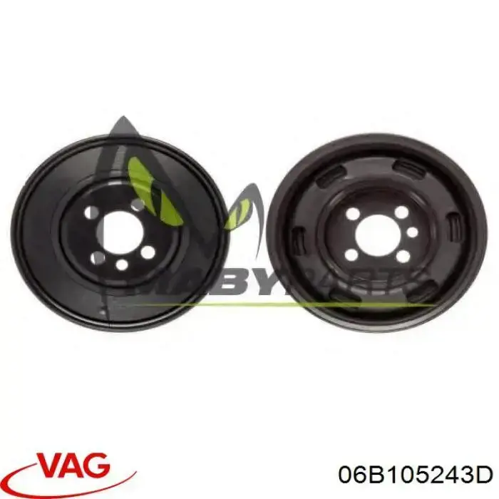 Шків колінвала 06B105243D VAG