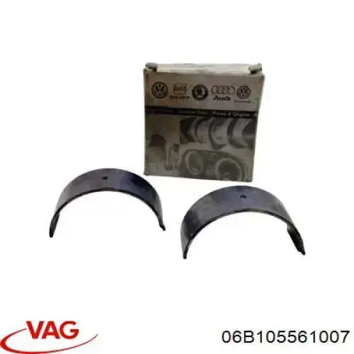 Купити 06B105561007 VAG Вкладиші колінвала, корінні, комплект, стандарт (STD)