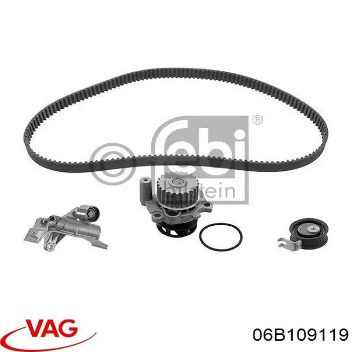 06B109119 VAG Ремінь ГРМ, комплект