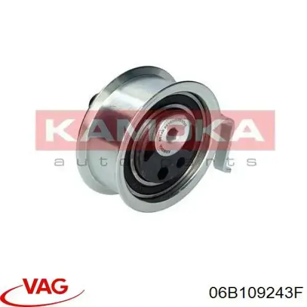 Ролик натяжителя ременя газорозподілу VAG 06B109243F ціна, від 40.54 USD