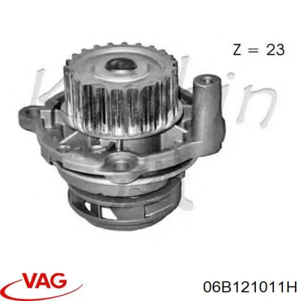 Помпа охолодження VAG 06B121011H ціна, від 23.64 USD