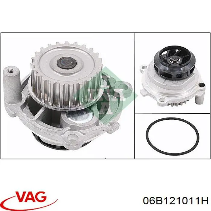 Купити 06B121011H VAG Насос охолоджуючої рідини