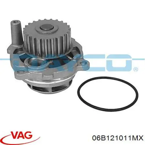 Помпа охолодження VAG 06B121011MX ціна, від 32.66 USD