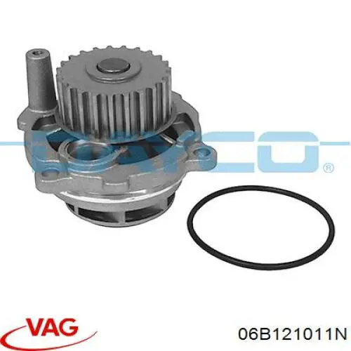 Помпа охолодження VAG 06B121011N ціна, від 31.54 USD