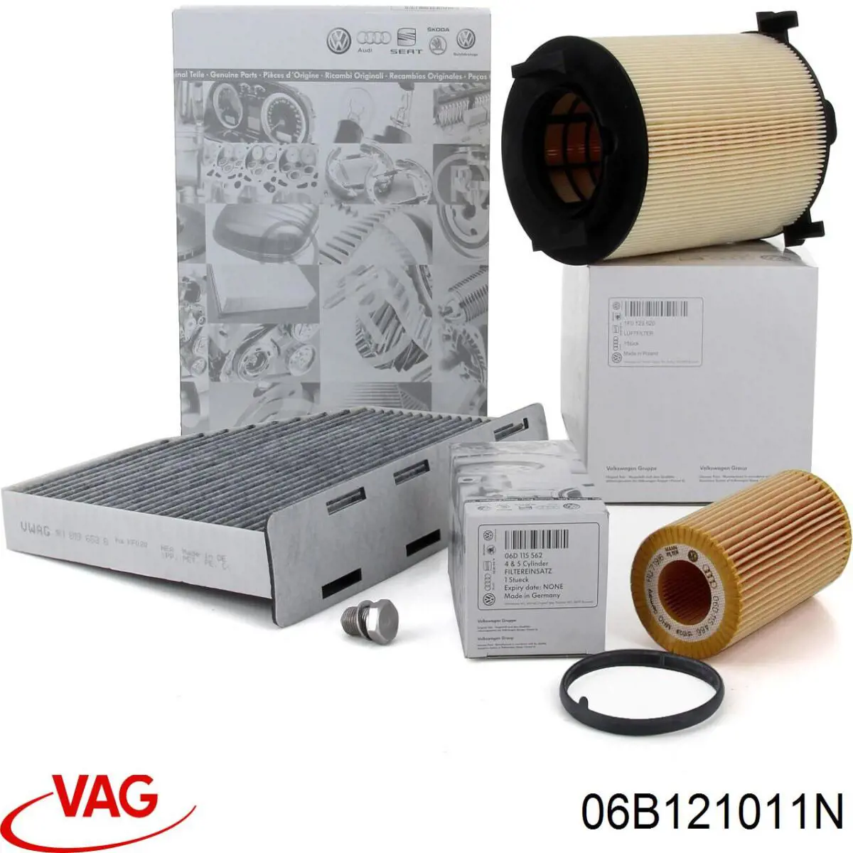 Помпа охолодження VAG 06B121011N ціна, від 31.54 USD