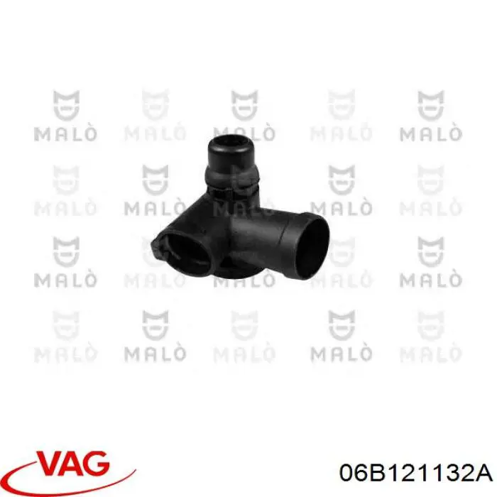 Фланець системи охолодження (трійник) VAG 06B121132A ціна, від 5.15 USD
