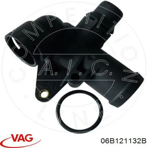 Фланець системи охолодження (трійник) VAG 06B121132B ціна, від 6.24 USD