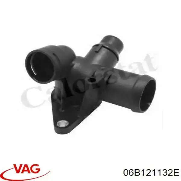 Фланець системи охолодження (трійник) VAG 06B121132E ціна, від 9.34 USD