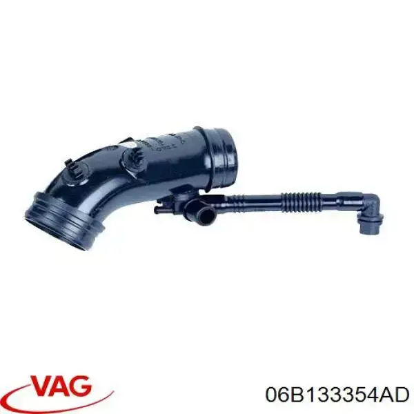 Патрубок повітряний, дросельної заслінки VAG 06B133354AD ціна, від 29.19 USD