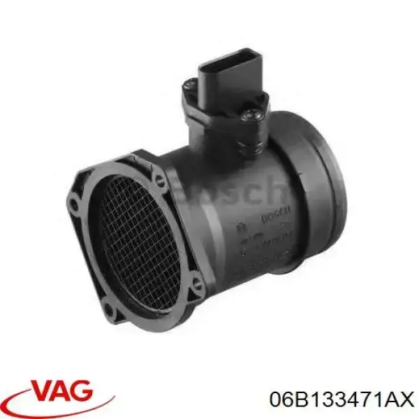 Датчик масової витрати повітря VAG 06B133471AX ціна, від 50.67 USD