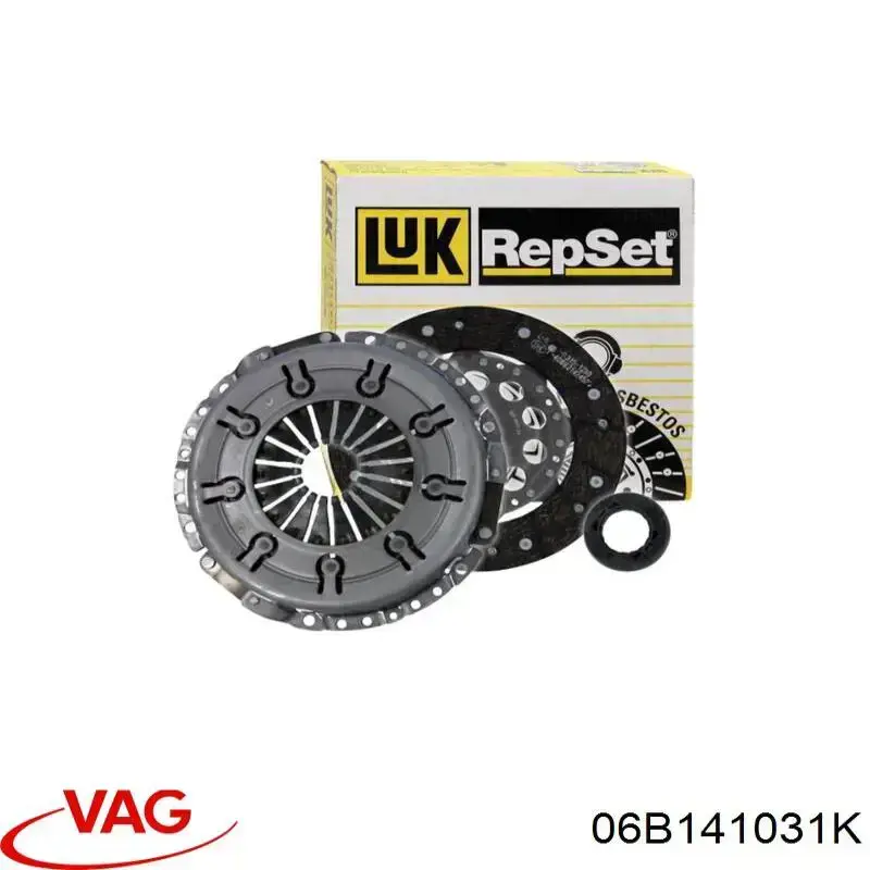 Диск зчеплення ведений VAG 06B141031K
