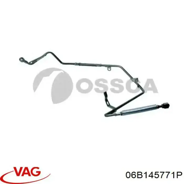 Купити 06B145771P VAG Трубка/шланг подачі масла до турбіни