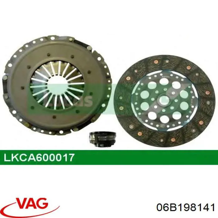 Комплект зчеплення (3 частини) VAG 06B198141 ціна, від 148.97 USD