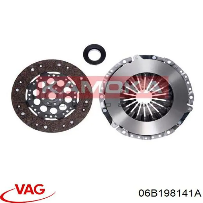 Купити 06B198141A VAG Комплект зчеплення (диск, корзина, підшипник)