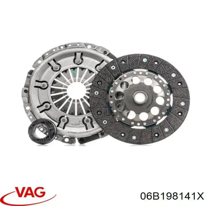 Комплект зчеплення (3 частини) VAG 06B198141X ціна, від 83.15 USD