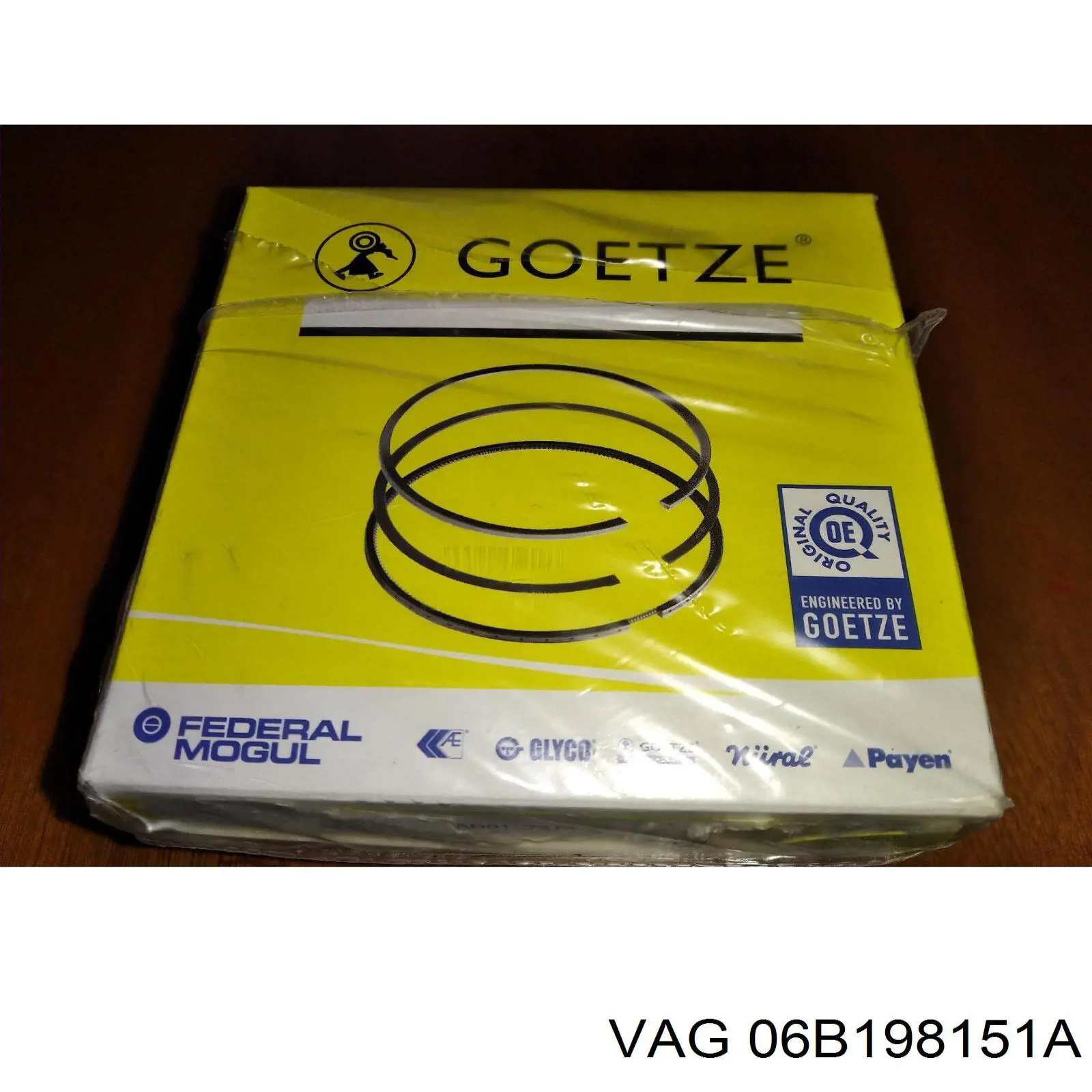 Купити 06B198151A VAG Кільця поршневі на 1 циліндр, STD.