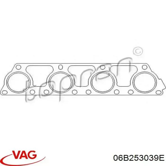 Прокладка випускного колектора VAG 06B253039E ціна, від 2.88 USD