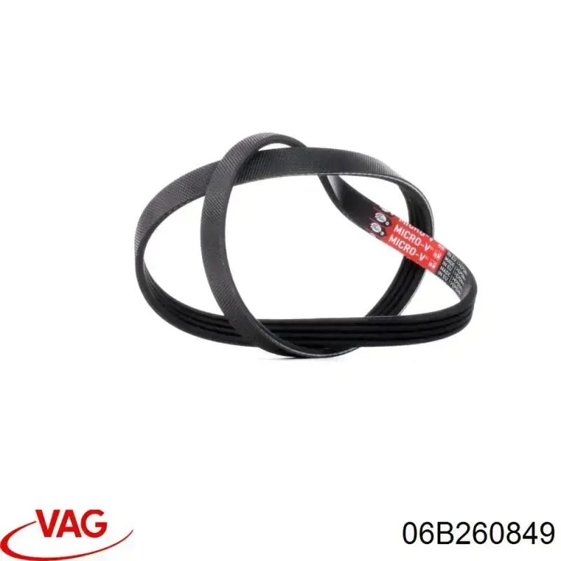 Клиновий ремінь VAG 06B260849 ціна, від 6.60 USD