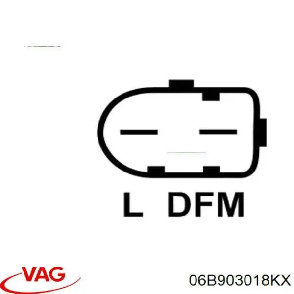 Генератор VAG 036903018AX ціна, від 42.18 USD