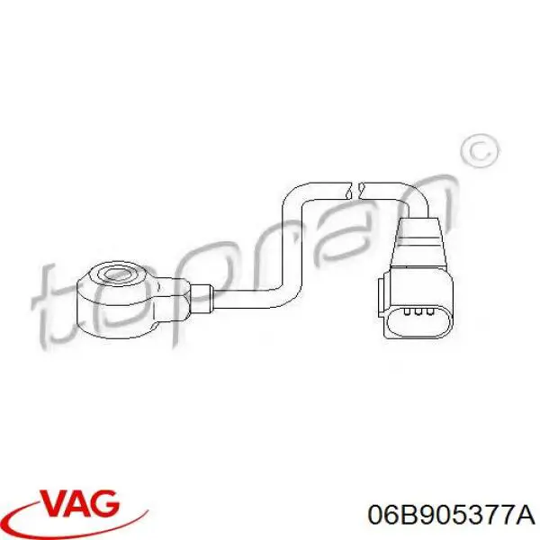 Датчик детонації Continental/Siemens S107583021Z ціна, від 28.47 USD