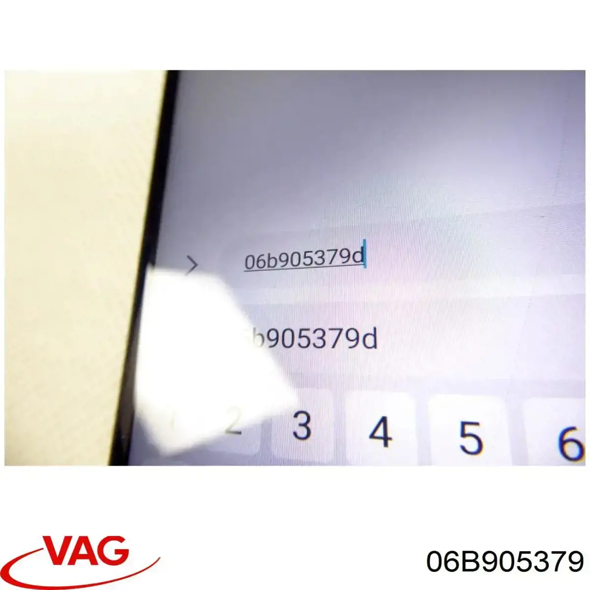 06B905379 VAG датчик температури повітряної суміші