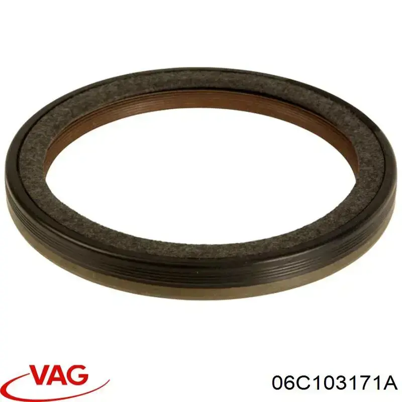 Сальник колінвала двигуна, задній VAG 06C103171A ціна, від 21.16 USD