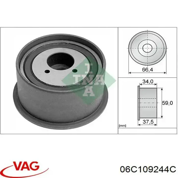 Ролик ременя ГРМ, паразитний VAG 06C109244C