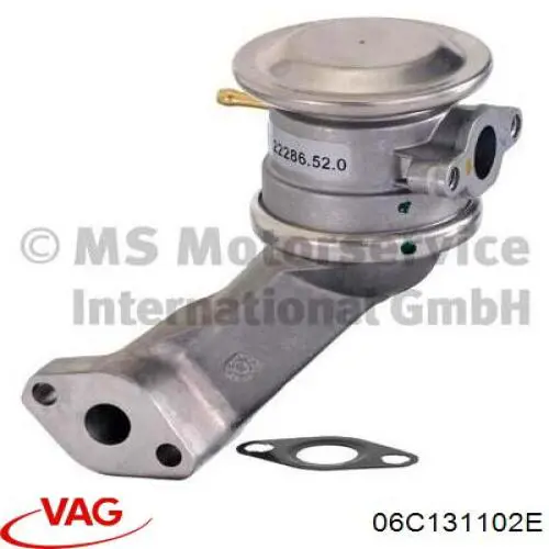 Клапан подачі вторинного повітря VAG 06C131102 ціна, від 22.50 USD
