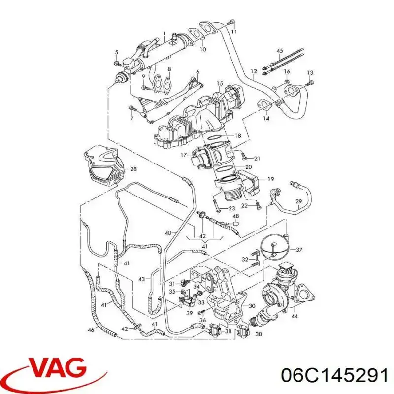  VAG 06C145291 ціна, від 4.76 USD