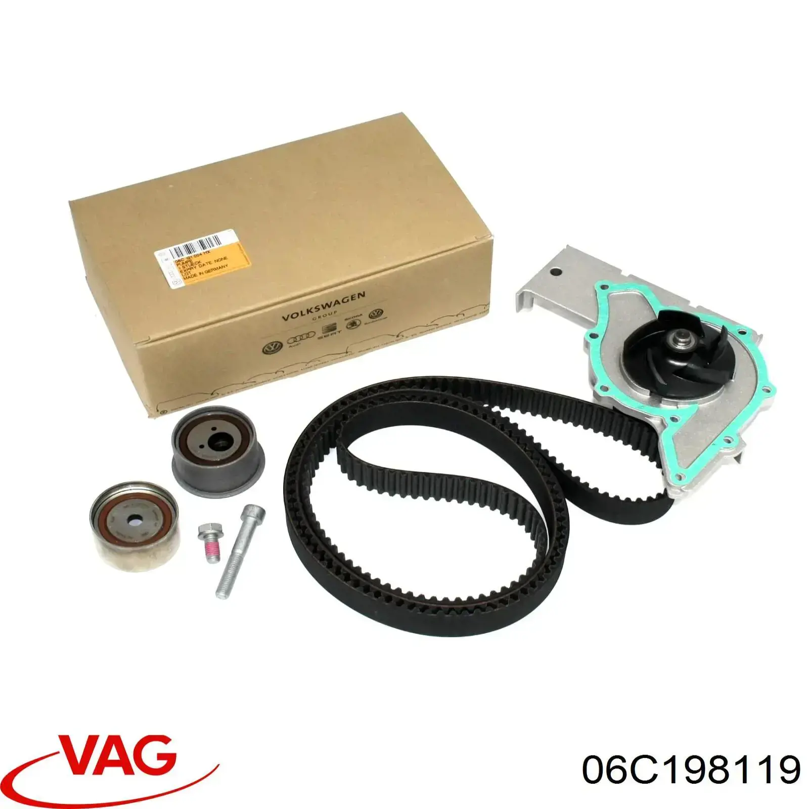 Комплект ГРМ VAG 06C198119 ціна, від 239.33 USD