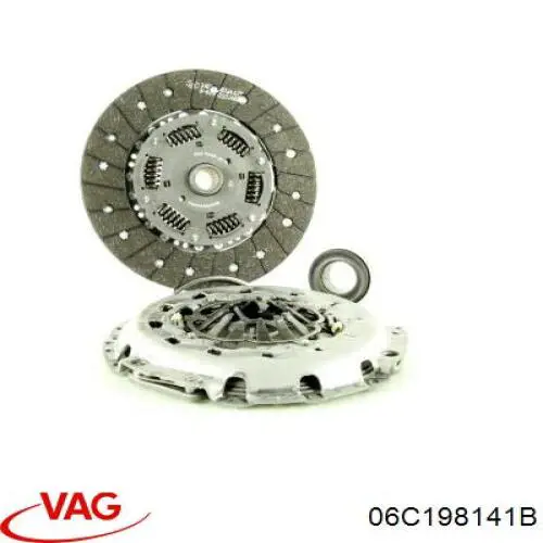 Комплект зчеплення (3 частини) VAG 06C198141B ціна, від 297.06 USD