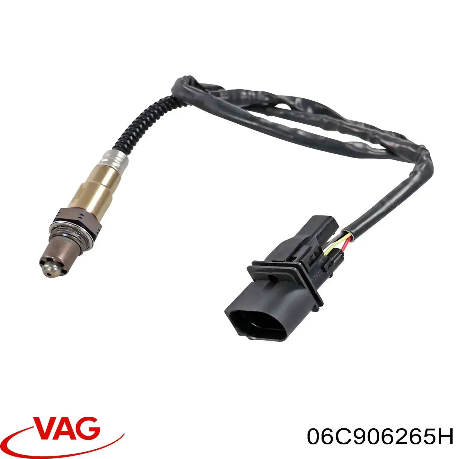 Лямбда-зонд, датчик кисню до каталізатора, лівий 06C906265H VAG