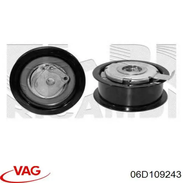 Ролик натяжителя ременя газорозподілу VAG 06D109243 ціна, від 30.84 USD