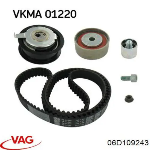Купити 06D109243 VAG Натяжний ролик