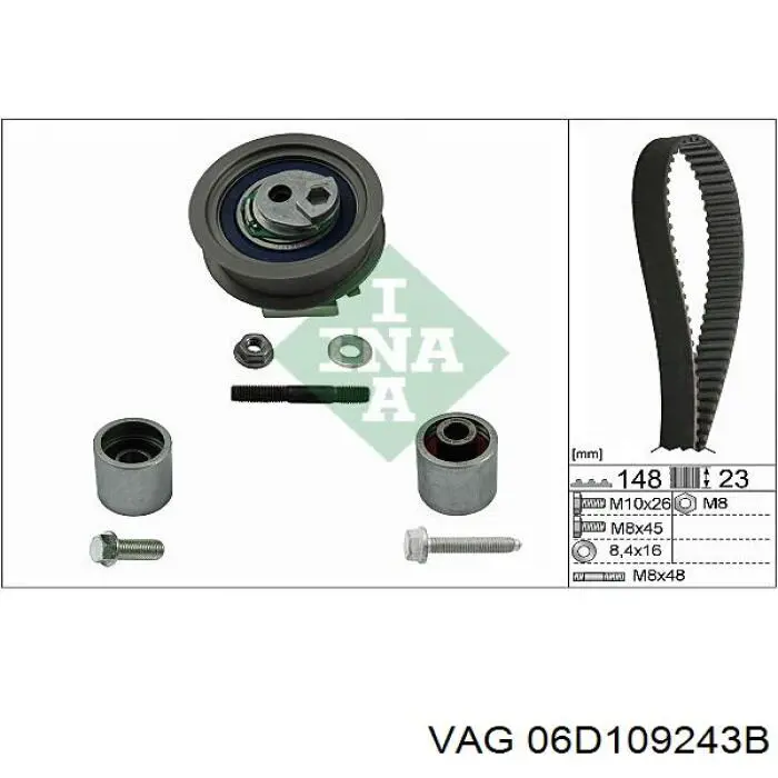 Ролик ГРМ VAG 06D109243B