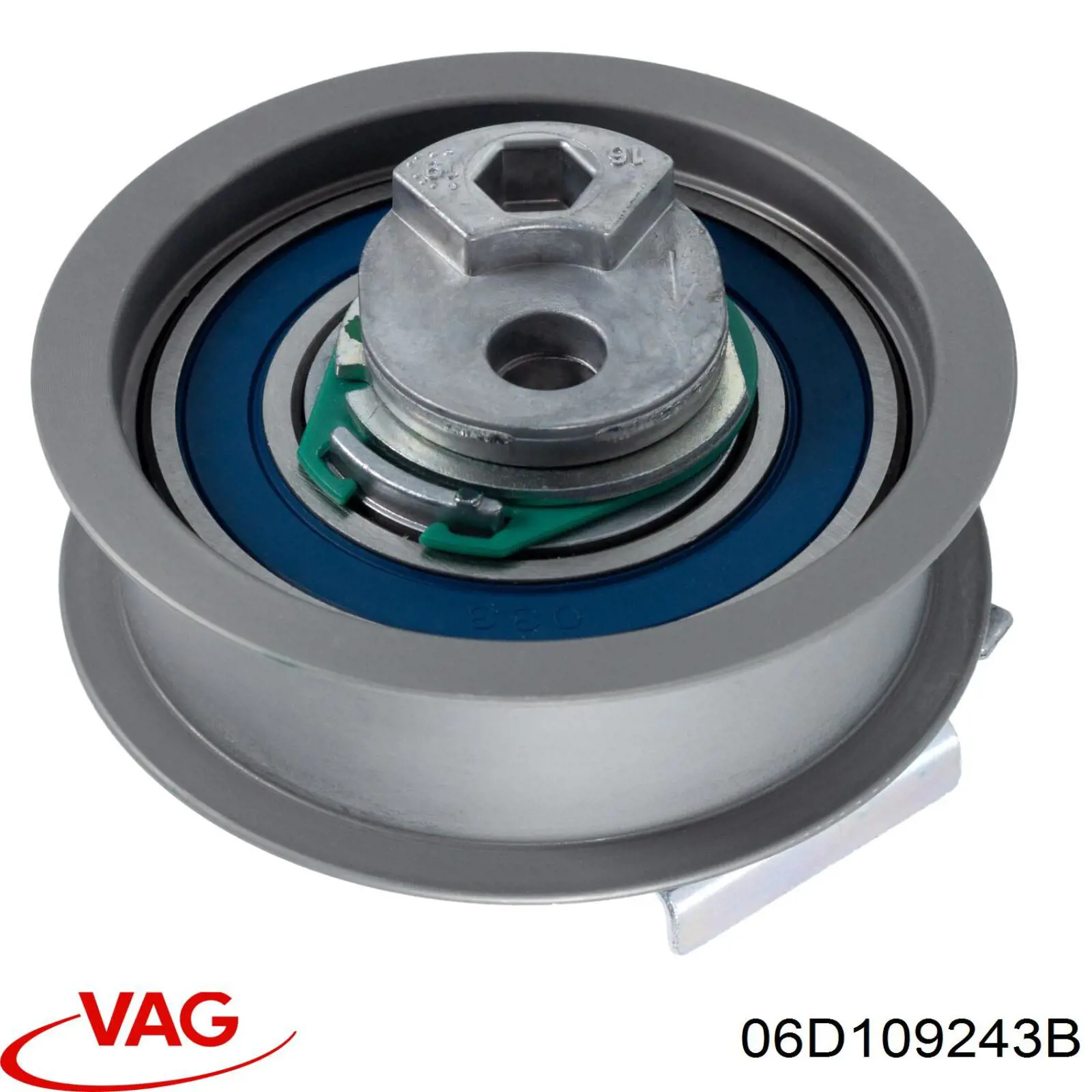 Ролик натяжителя ременя газорозподілу VAG 06D109243B ціна, від 19.00 USD