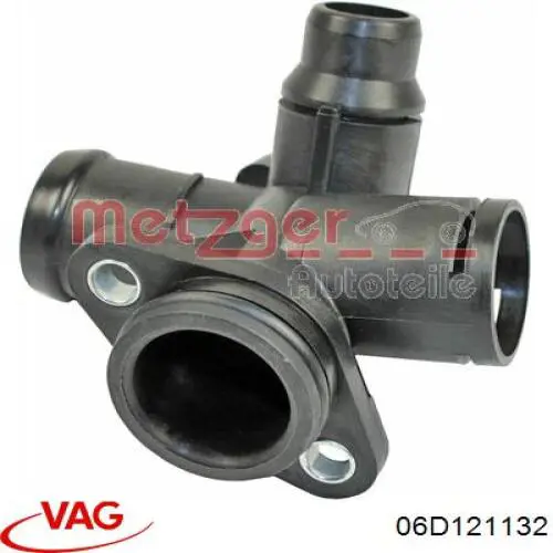 Фланець системи охолодження (трійник) VAG 06D121132 ціна, від 8.60 USD