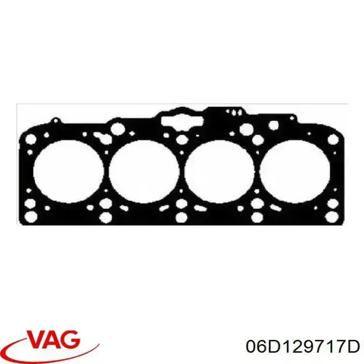 Прокладка впускного колектора VAG 06D129717D ціна, від 19.22 USD