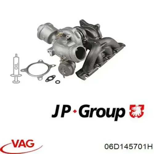 Турбіна VAG 06D145701H ціна, від 367.58 USD
