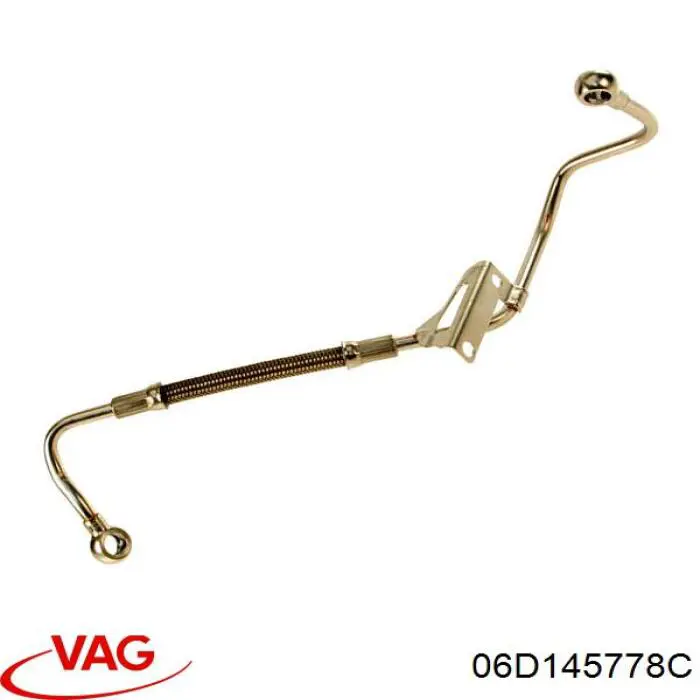 Купити 06D145778C VAG Трубка/шланг подачі масла до турбіни