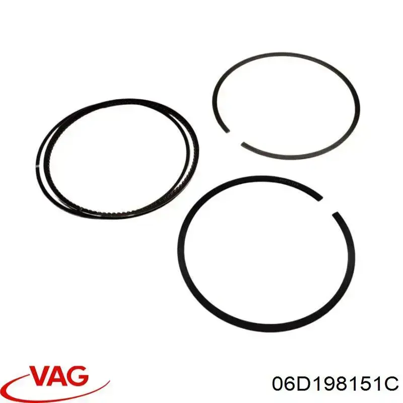Поршень (комплект на мотор), STD VAG 06D198151C ціна, від 126.21 USD