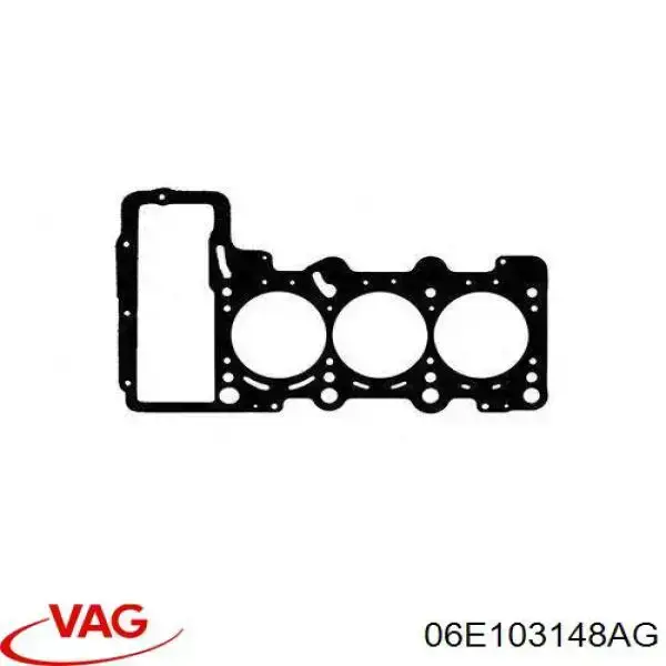 Купити 06E103148AG VAG Прокладка головки блока циліндрів (ГБЦ), права